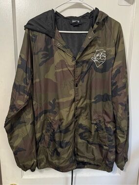 Pink Dolphin Camo Nylon Coaches Jacket Men’s Size Large